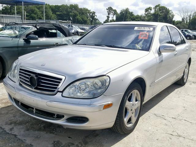 WDBNG70J64A398171 - 2004 MERCEDES-BENZ S 430 SILVER photo 2