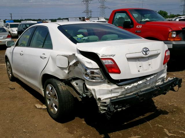 4T4BE46K09R081504 - 2009 TOYOTA CAMRY BASE WHITE photo 3