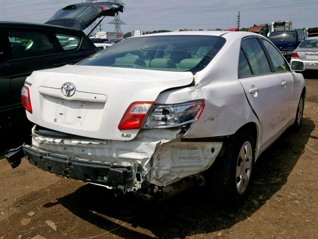 4T4BE46K09R081504 - 2009 TOYOTA CAMRY BASE WHITE photo 4