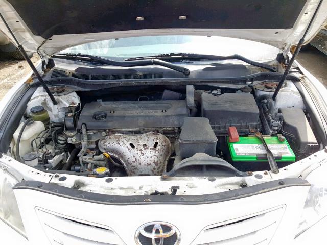 4T4BE46K09R081504 - 2009 TOYOTA CAMRY BASE WHITE photo 7