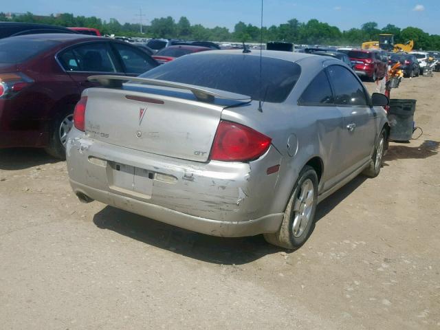 1G2AN18B777368554 - 2007 PONTIAC G5 GT SILVER photo 4