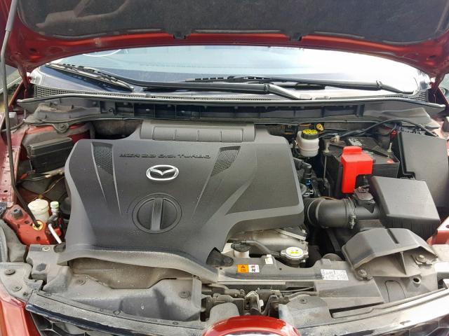 JM3ER2W35A0312199 - 2010 MAZDA CX-7 RED photo 7