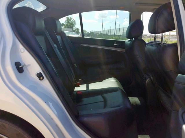 JN1CV6AP6DM715234 - 2013 INFINITI G37 BASE WHITE photo 6