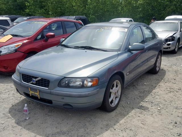 YV1RS58D822155161 - 2002 VOLVO S60 2.4T BLUE photo 2