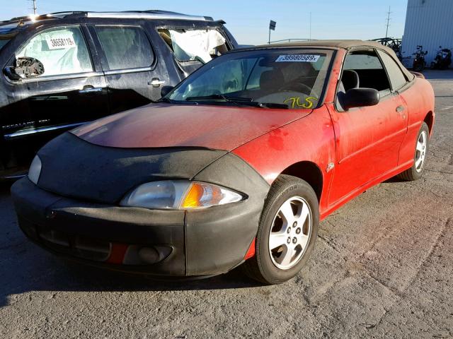 4G1JF32T0YB900755 - 2000 CHEVROLET CAVALIER Z RED photo 2