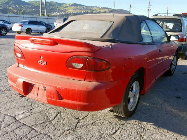 4G1JF32T0YB900755 - 2000 CHEVROLET CAVALIER Z RED photo 4