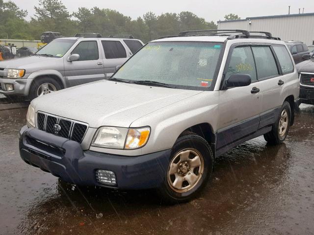 JF1SF63571H731678 - 2001 SUBARU FORESTER L SILVER photo 2