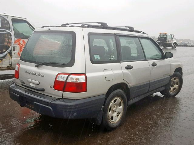 JF1SF63571H731678 - 2001 SUBARU FORESTER L SILVER photo 4