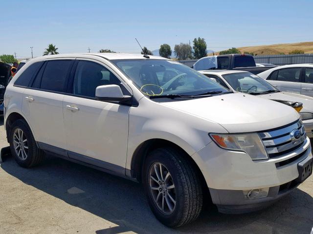 2FMDK38C98BB40145 - 2008 FORD EDGE SEL WHITE photo 1