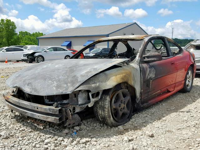 1G2WP12K4VF268729 - 1997 PONTIAC GRAND PRIX RED photo 2