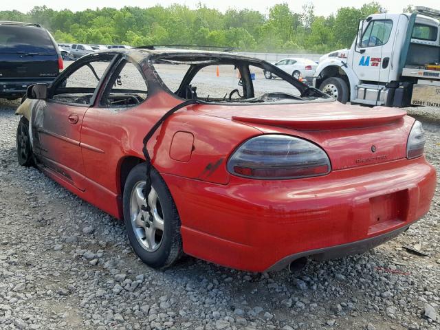 1G2WP12K4VF268729 - 1997 PONTIAC GRAND PRIX RED photo 3