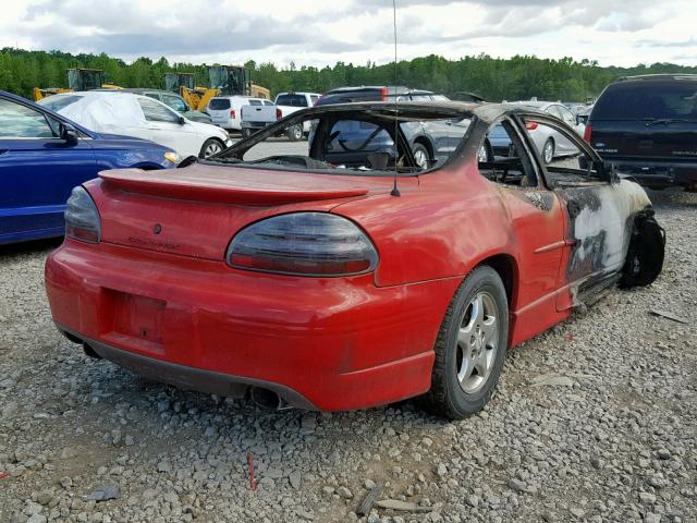 1G2WP12K4VF268729 - 1997 PONTIAC GRAND PRIX RED photo 4