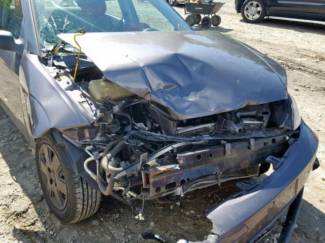 1FAHP34N67W363132 - 2007 FORD FOCUS ZX4 GRAY photo 9