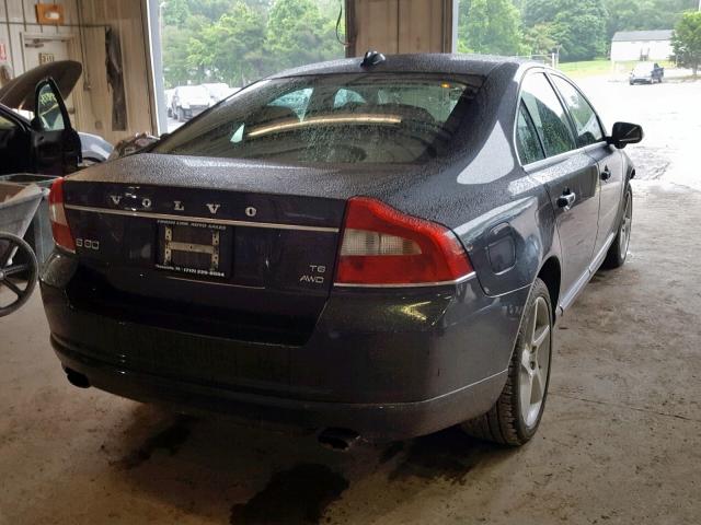 YV1992AH5A1117169 - 2010 VOLVO S80 T6 GRAY photo 4