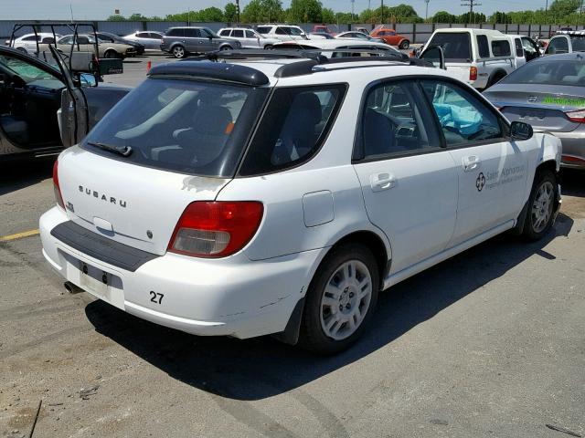 JF1GG65542H824952 - 2002 SUBARU IMPREZA TS WHITE photo 4