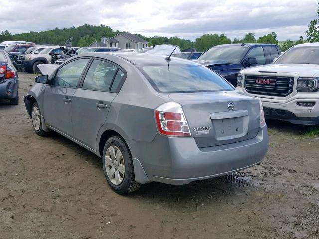 3N1AB61E58L677039 - 2008 NISSAN SENTRA 2.0 SILVER photo 3