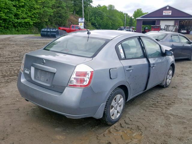 3N1AB61E58L677039 - 2008 NISSAN SENTRA 2.0 SILVER photo 4