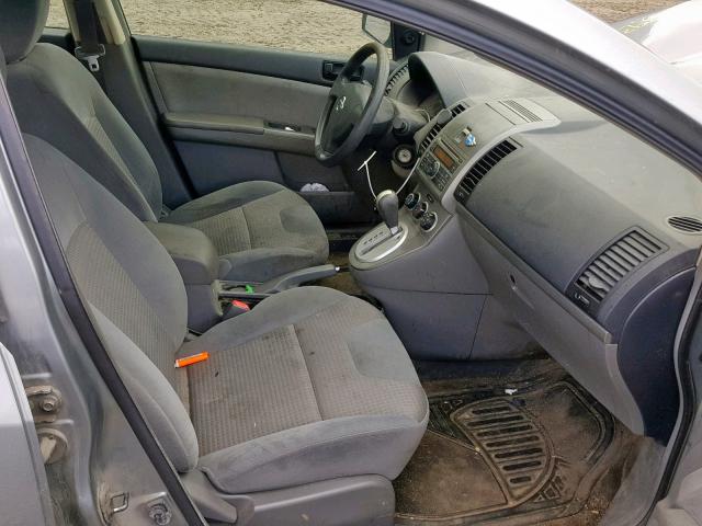 3N1AB61E58L677039 - 2008 NISSAN SENTRA 2.0 SILVER photo 5