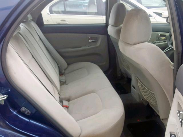 KNAFE221595631479 - 2009 KIA SPECTRA EX BLUE photo 6