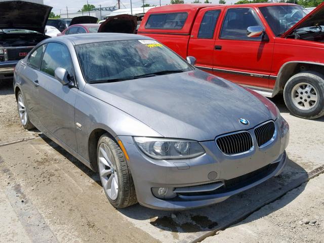 WBAKF9C56BE247321 - 2011 BMW 335 XI GRAY photo 1