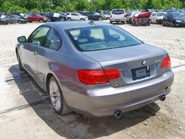 WBAKF9C56BE247321 - 2011 BMW 335 XI GRAY photo 3