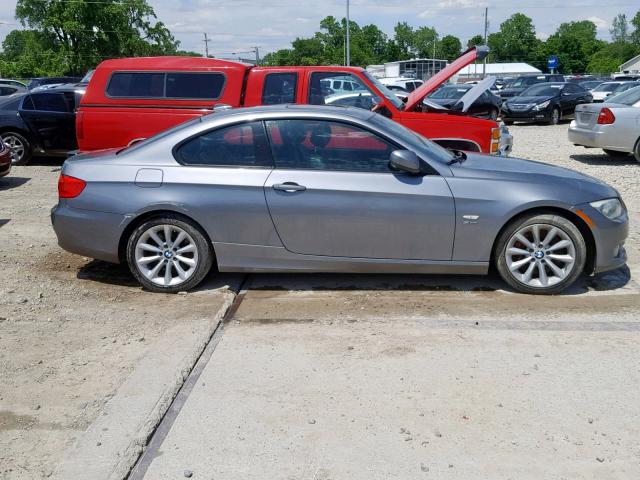 WBAKF9C56BE247321 - 2011 BMW 335 XI GRAY photo 9