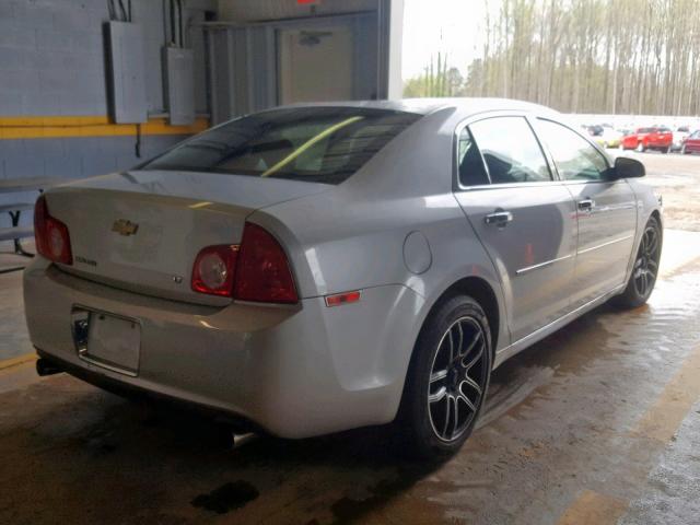 1G1ZC5E00CF352395 - 2012 CHEVROLET MALIBU 1LT 银色 照片 4