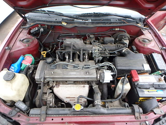 1Y1SK5267TZ022543 - 1996 GEO PRIZM BASE წითელი ფოტო 7