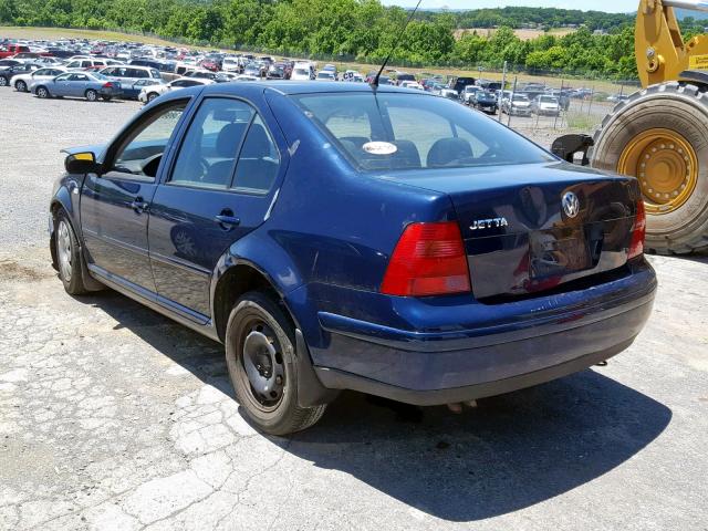 3VWRK69M63M044352 - 2003 VOLKSWAGEN JETTA GL BLUE photo 3