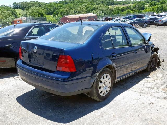 3VWRK69M63M044352 - 2003 VOLKSWAGEN JETTA GL BLUE photo 4