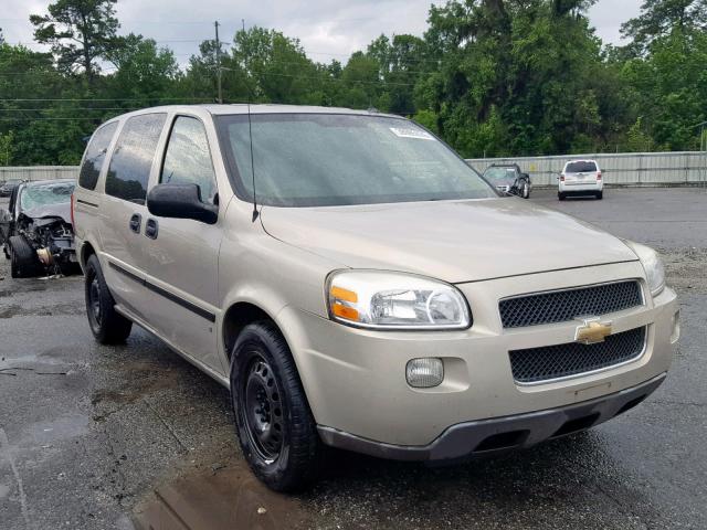 1GNDV23W08D154699 - 2008 CHEVROLET UPLANDER L TAN photo 1