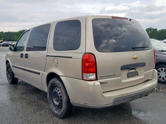 1GNDV23W08D154699 - 2008 CHEVROLET UPLANDER L TAN photo 3