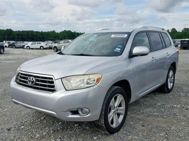 JTEDS42A982054031 - 2008 TOYOTA HIGHLANDER SILVER photo 2