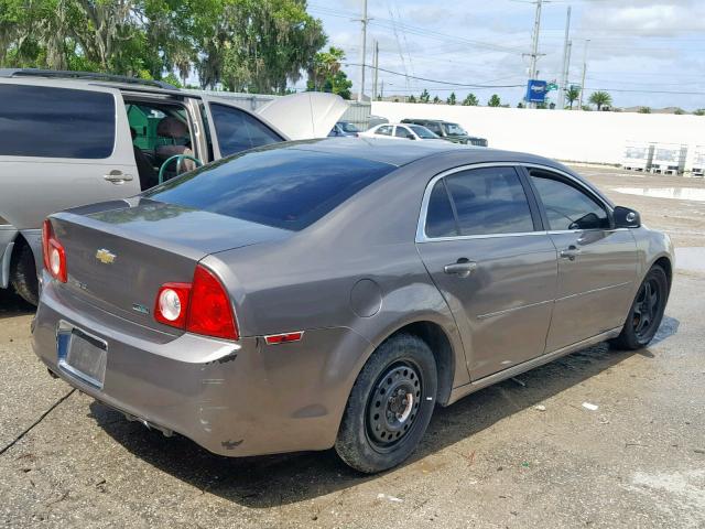 1G1ZC5E07AF199592 - 2010 CHEVROLET MALIBU 1LT GRAY photo 4