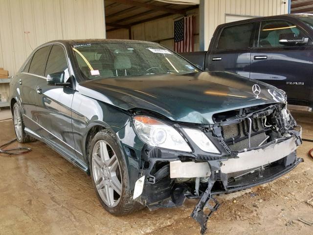 WDDHF5GB3AA227786 - 2010 MERCEDES-BENZ E 350 GREEN photo 1