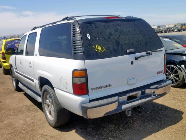 1GKEC16ZX6J147796 - 2006 GMC YUKON XL C WHITE photo 3