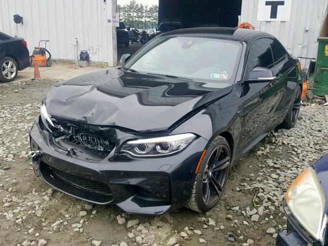 WBS1J5C59JVD35831 - 2018 BMW M2 Schwarz Foto 2