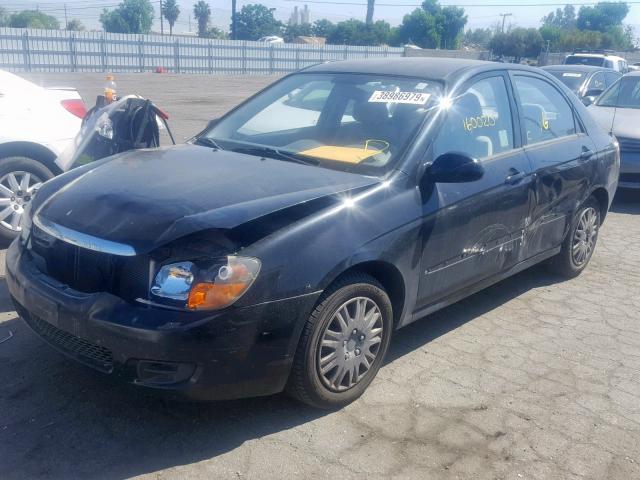 KNAFE222395664019 - 2009 KIA SPECTRA EX BLACK photo 2