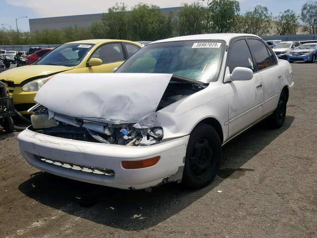 1NXBB02E5VZ629289 - 1997 TOYOTA COROLLA DX WHITE photo 2