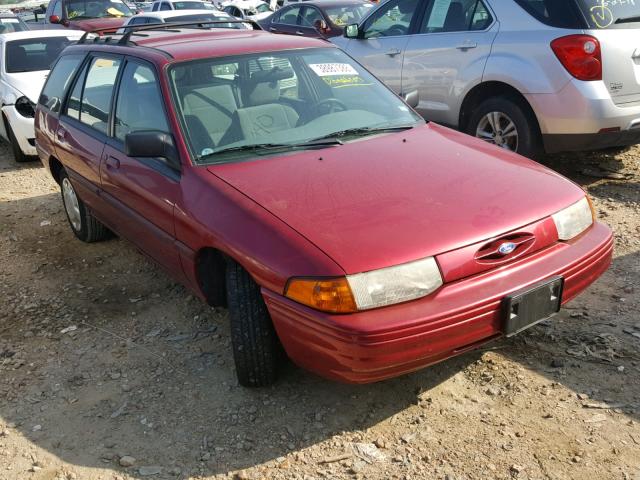 1FASP15J6SW172437 - 1995 FORD ESCORT LX RED photo 1