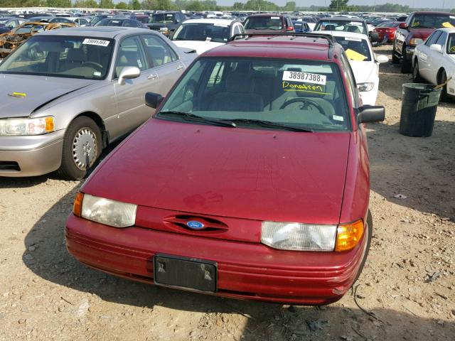 1FASP15J6SW172437 - 1995 FORD ESCORT LX RED photo 9