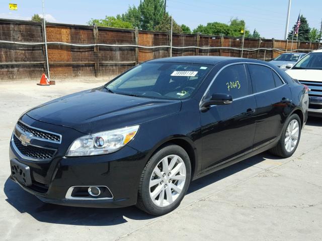 1G11E5SA2DU126943 - 2013 CHEVROLET MALIBU 2LT BLACK photo 2