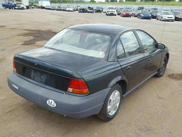 1G8ZH5283WZ284464 - 1998 SATURN SL1 GREEN photo 4