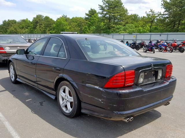 1LNHM87A42Y702701 - 2002 LINCOLN LS BLACK photo 3