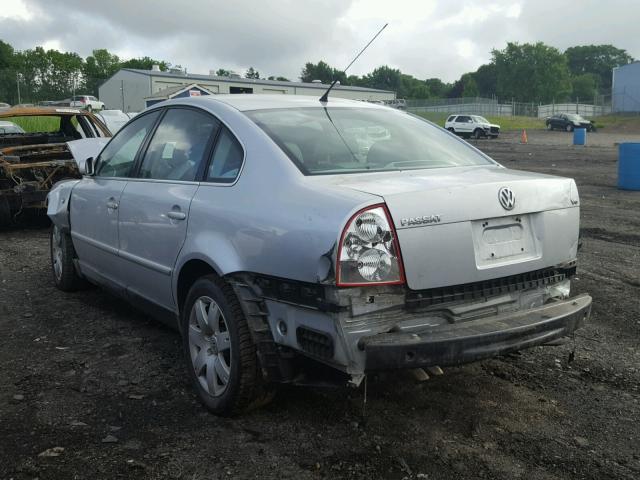 WVWRH63B43P044403 - 2003 VOLKSWAGEN PASSAT GLX SILVER photo 3