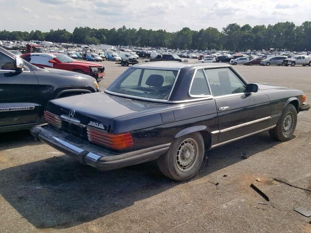 WDBBA45A5CB018581 - 1982 MERCEDES-BENZ 380 SL BLACK photo 4