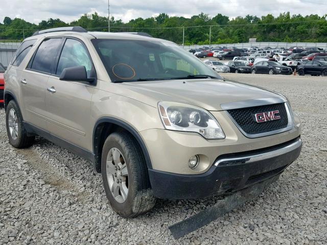 1GKKVNED1CJ126454 - 2012 GMC ACADIA SLE BEIGE photo 1