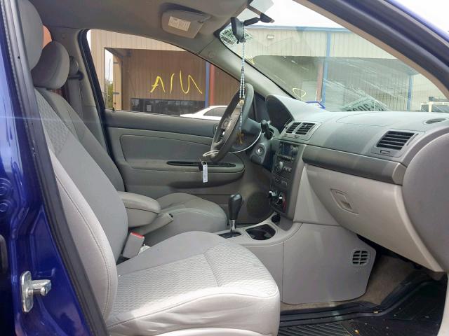 1G1AL58F477208491 - 2007 CHEVROLET COBALT LT BLUE photo 5