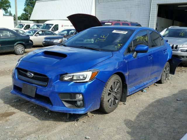 JF1VA1G67F9823618 - 2015 SUBARU WRX LIMITE BLUE photo 2