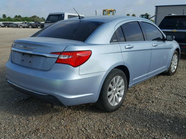 1C3CCBBB3EN178577 - 2014 CHRYSLER 200 TOURIN BLUE photo 4